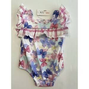 Pete & Lucy Free Like A Butterfly Baby Romper Size 12-18 Months NEW NWT